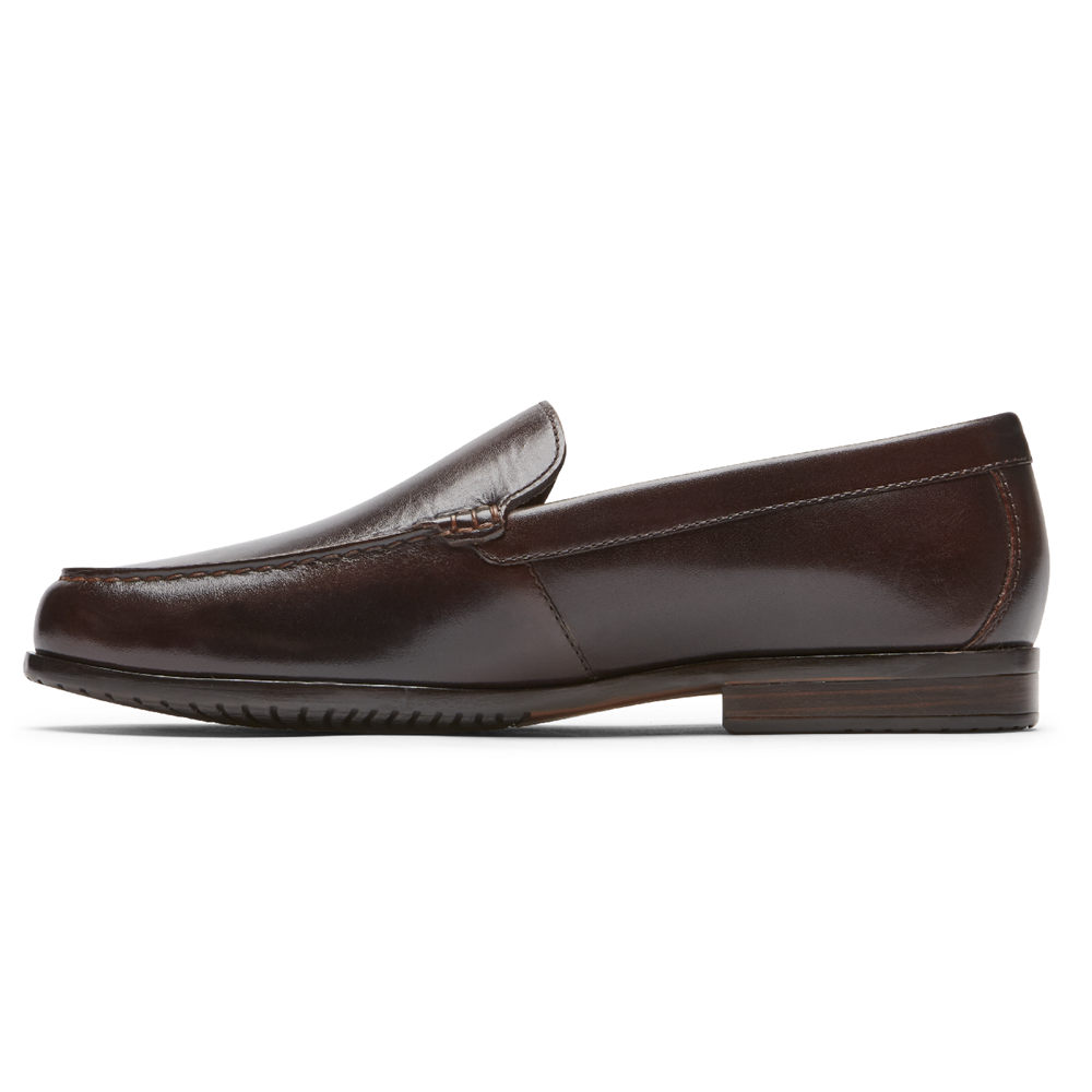 Rockport Mens Classic Lite 2 Venetian - Slip-On Dark Brown - AFY473825